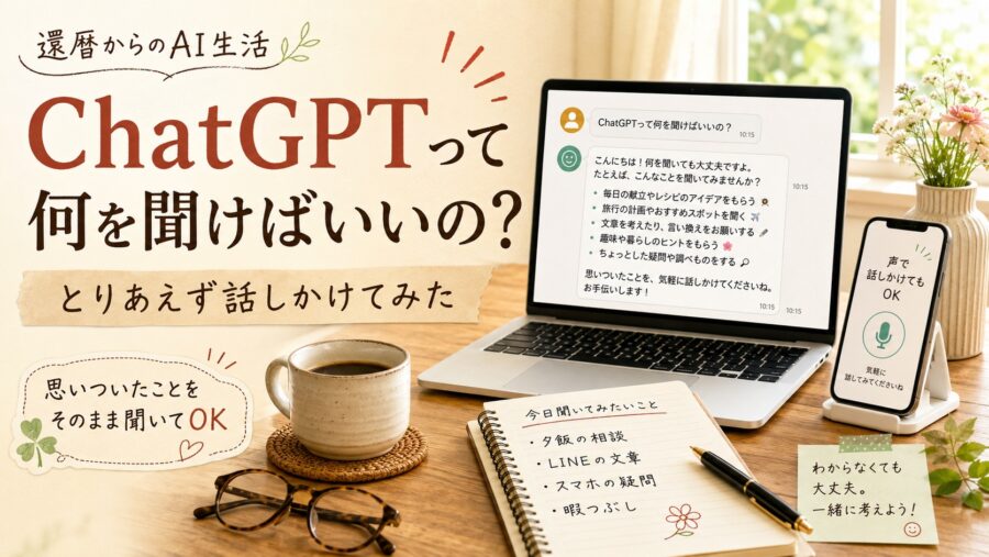 何を聞けばいいの