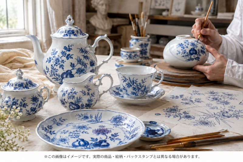 ブルーオニオンは玉ねぎ柄じゃない？
